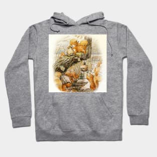 The Squirrels Filled Their Bags by Beastrix Potter Hoodie